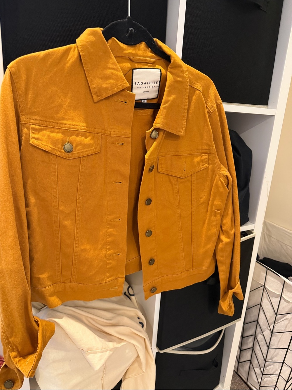 Bagatelle Mustard Yellow Denim Jacket